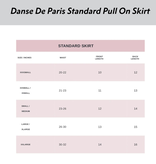 Danse De Paris PATTERNED SKIRT MIDNIGHT BLANC