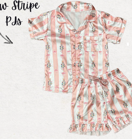 Trendy Trends Youth Nutcracker Stripe PJs Set