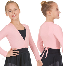 Eurotard Long Sleeve Cotton Wrap Sweater 10523c