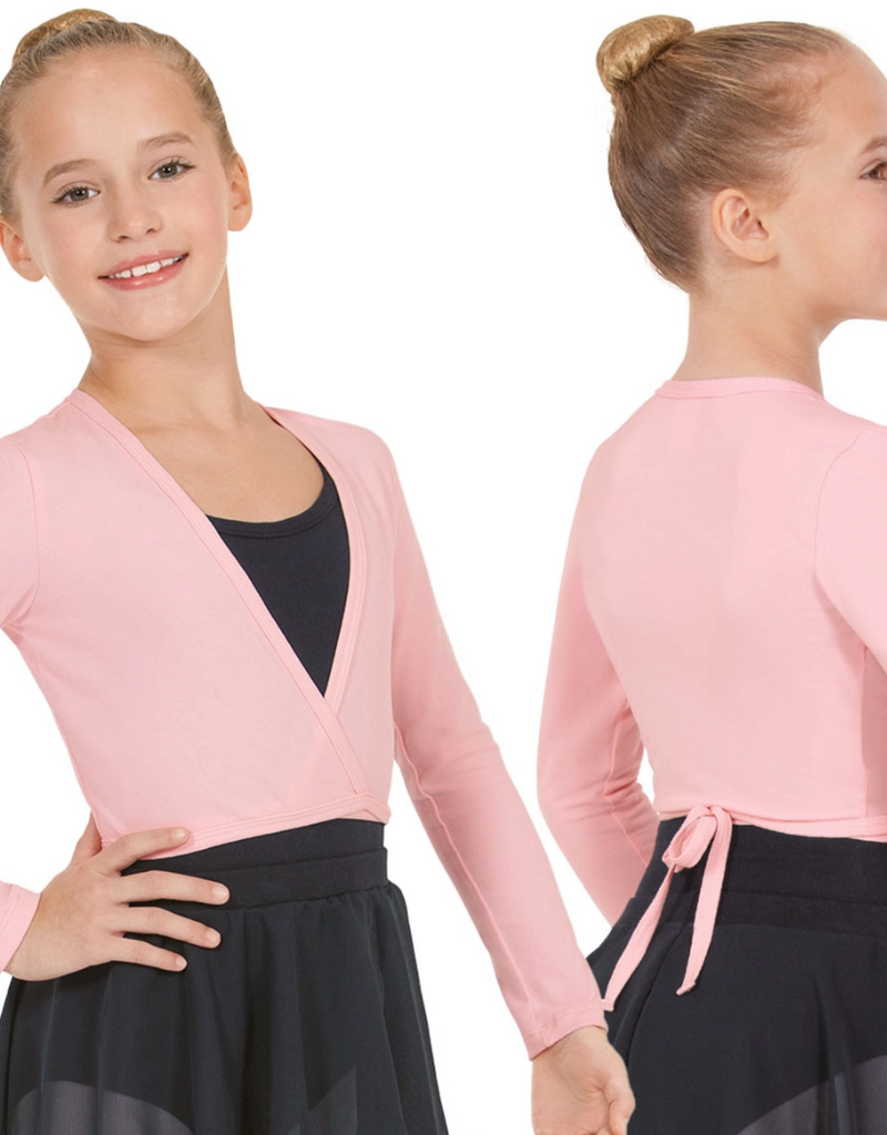 Eurotard Long Sleeve Cotton Wrap Sweater 10523c