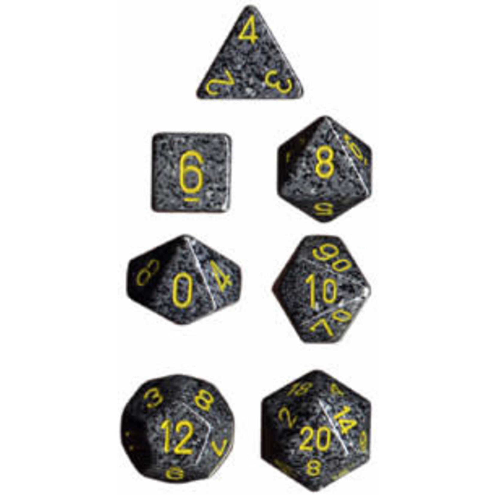 Chessex Speckled Urban Camo Polyhedral 7-Dice Set