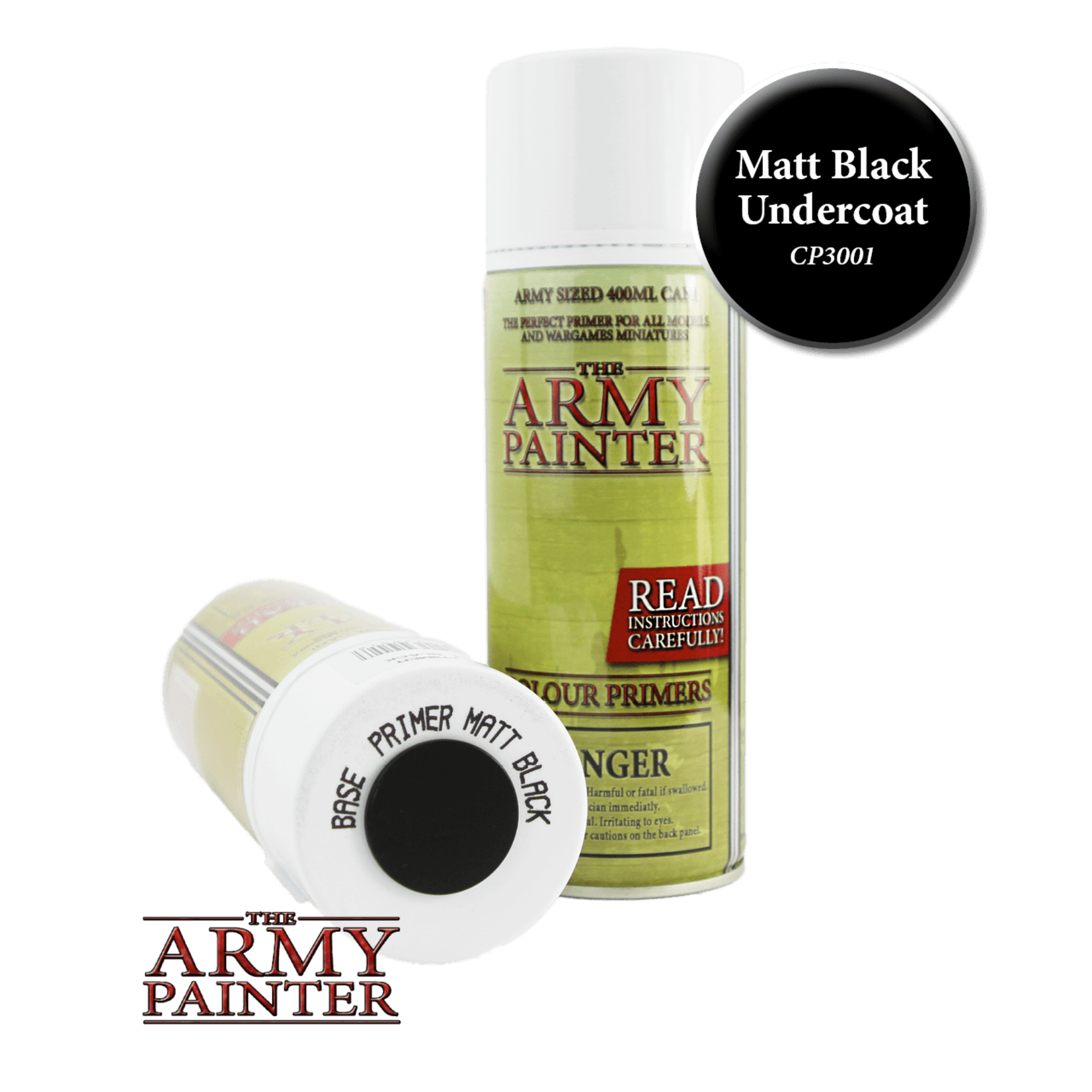 Army Painter Colour Primer: Matte Black Spray