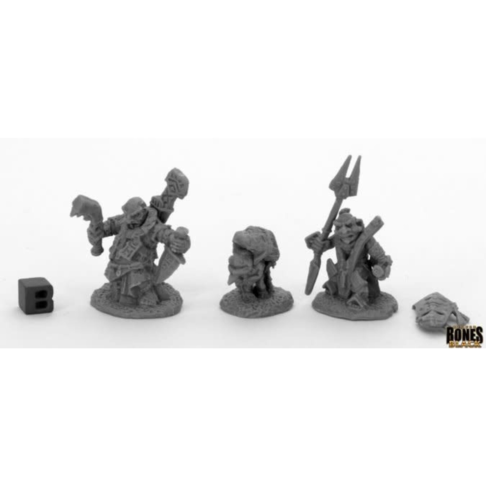 Reaper Miniatures Bones Black: Bloodstone Gnome Heroes