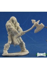 Reaper Miniatures Bones: Cuth Wolfson Barbarian