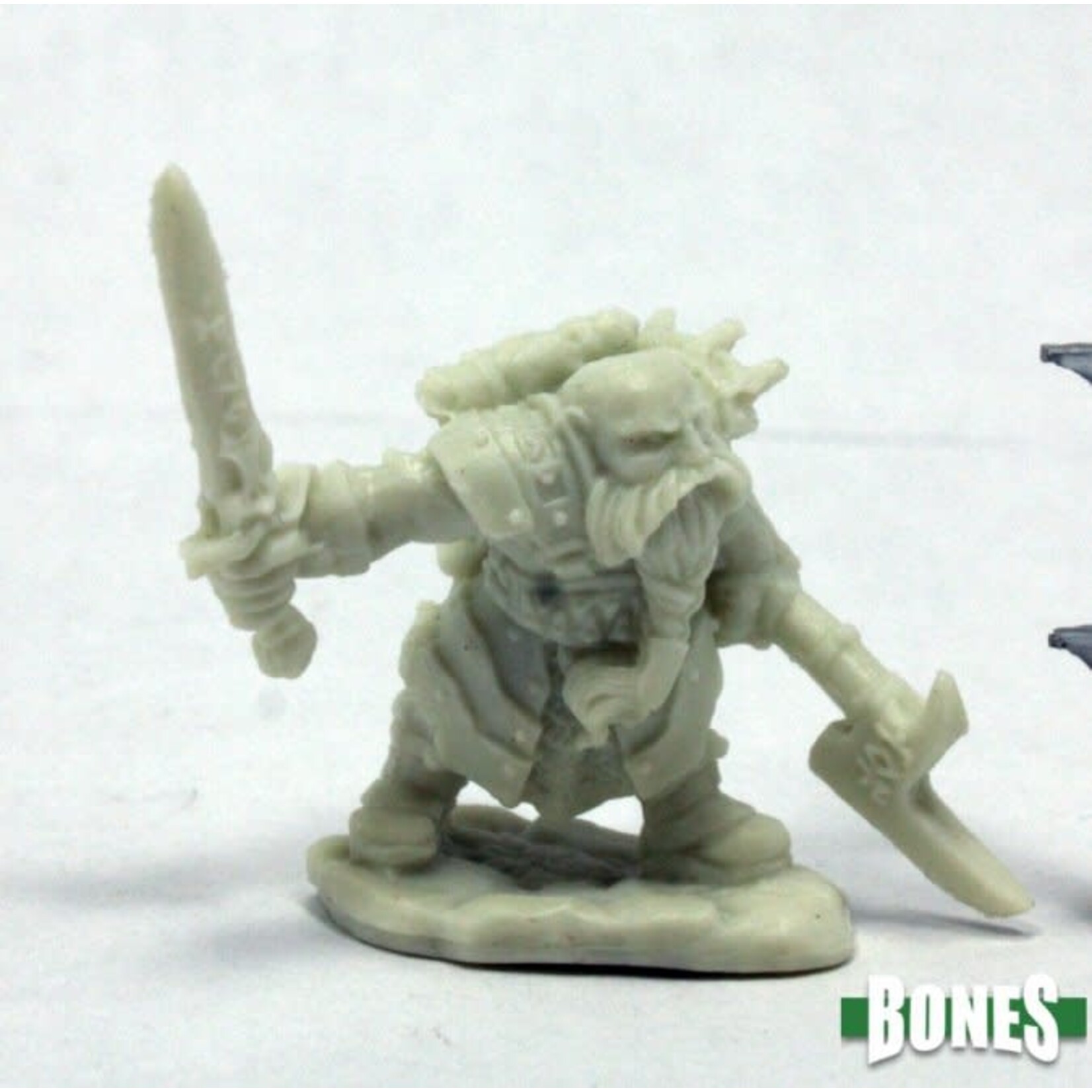 Reaper Miniatures Bones: Durgam Deepmug, Dwarf Hero
