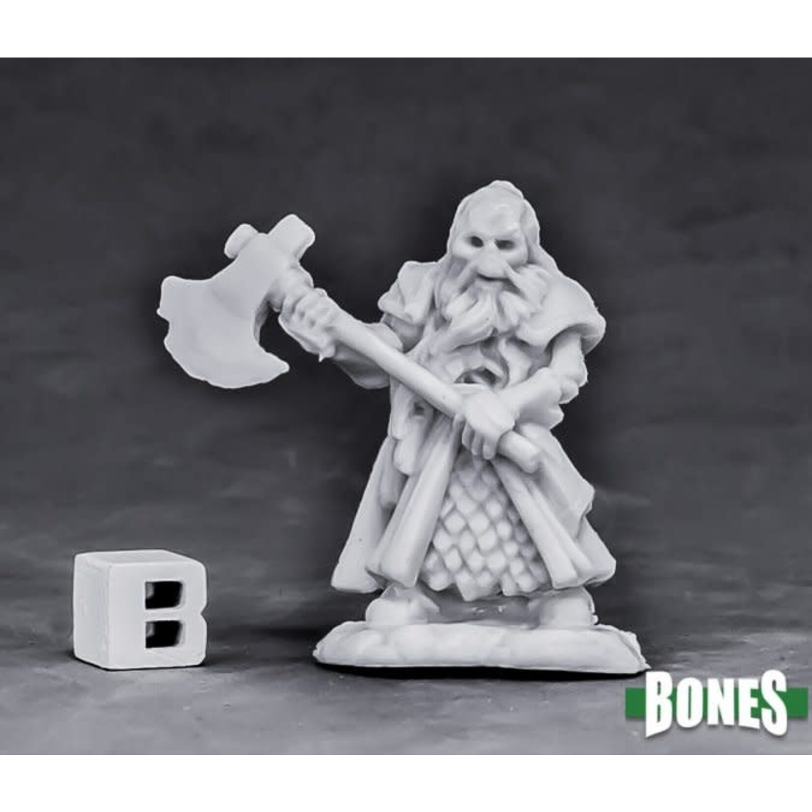 Reaper Miniatures Bones Undead Dwarf Fighter