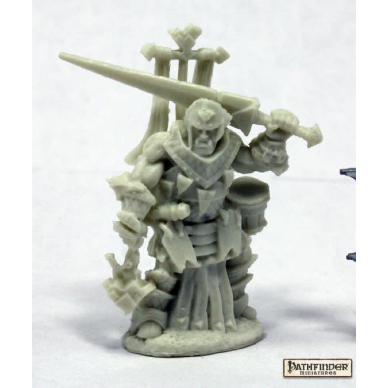 Reaper Miniatures Bones: Oloch, Iconic Warpriest