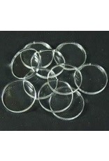 Kromlech Accessories: Clear Plexi Bases Round 20mm (50)