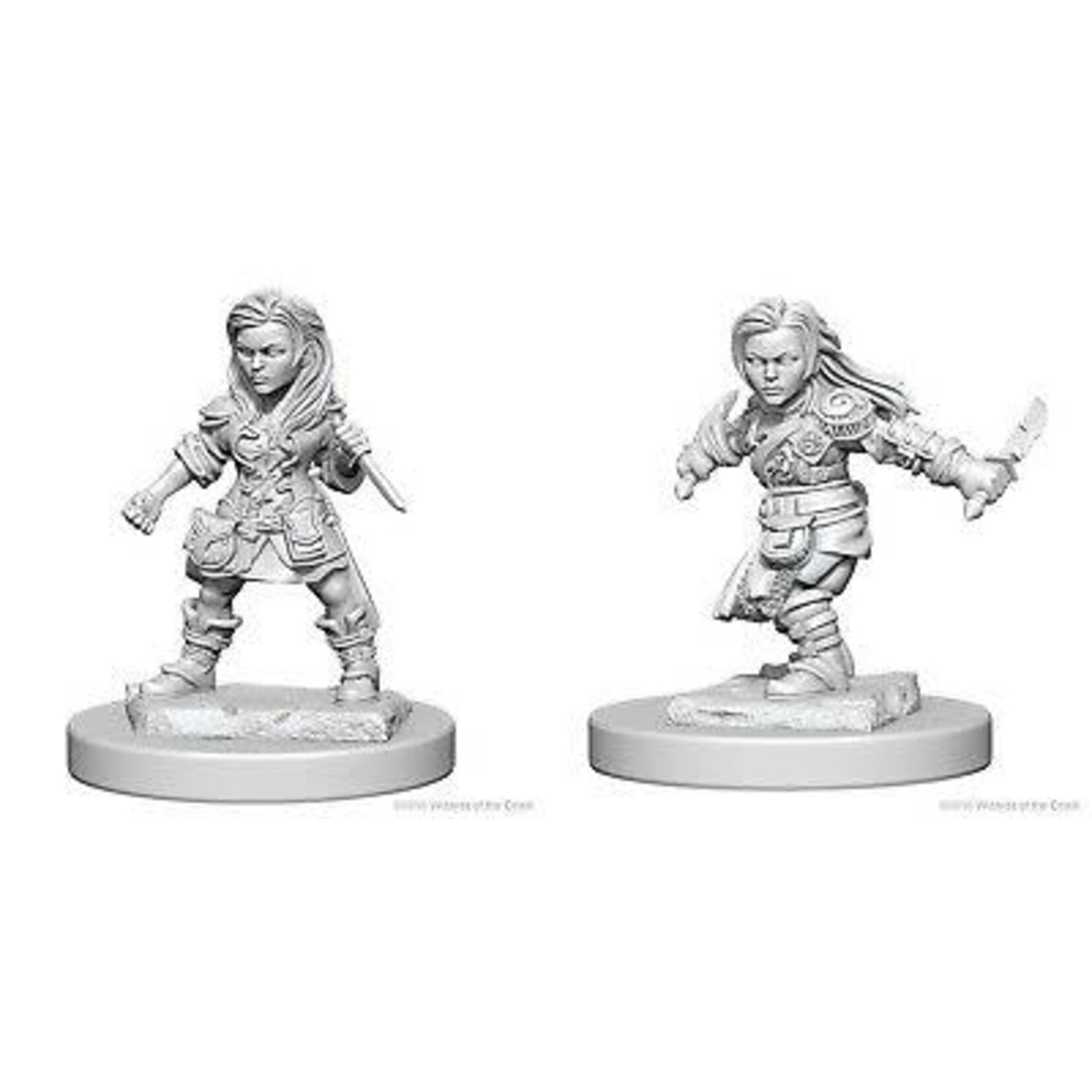 Wizkids DND Unpainted Minis Wave 1 Halfling Female Rogue