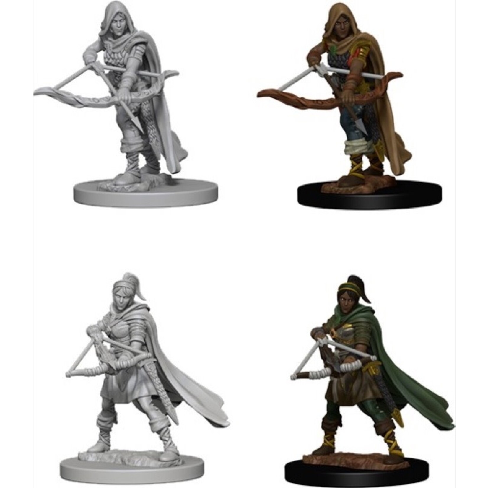 Wizkids DND Unpainted Minis Wave 1 Female Human Ranger