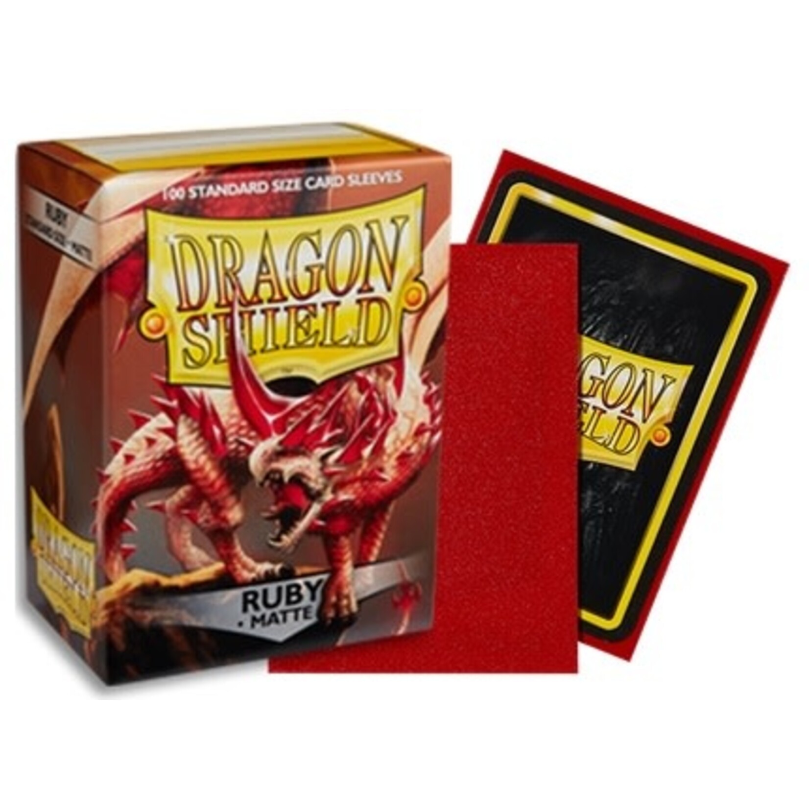 Arcane Tinmen Dragon Shield Sleeves Matte Ruby 100Ct