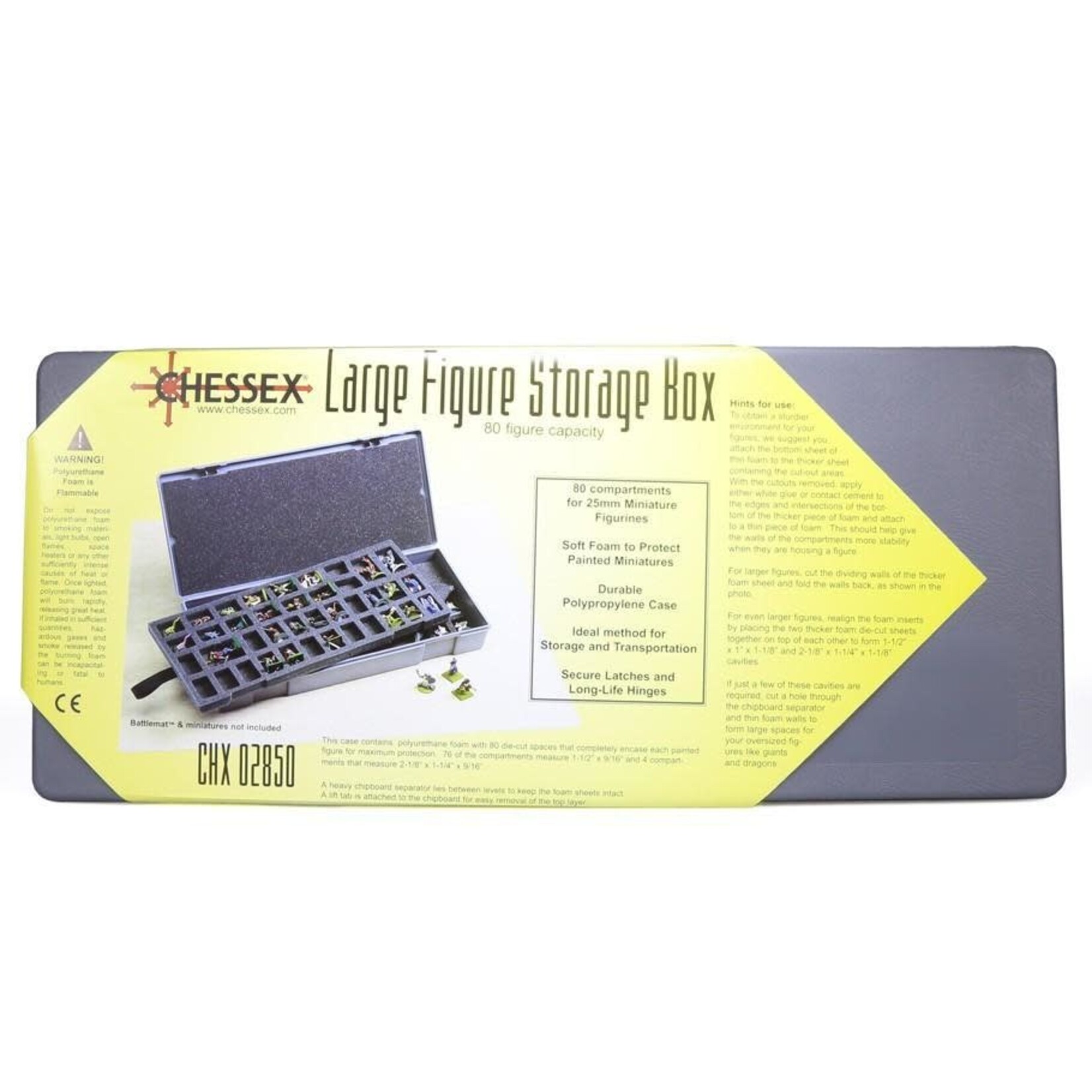 Chessex Figure Storage Box (L) for 25mm Humanoids