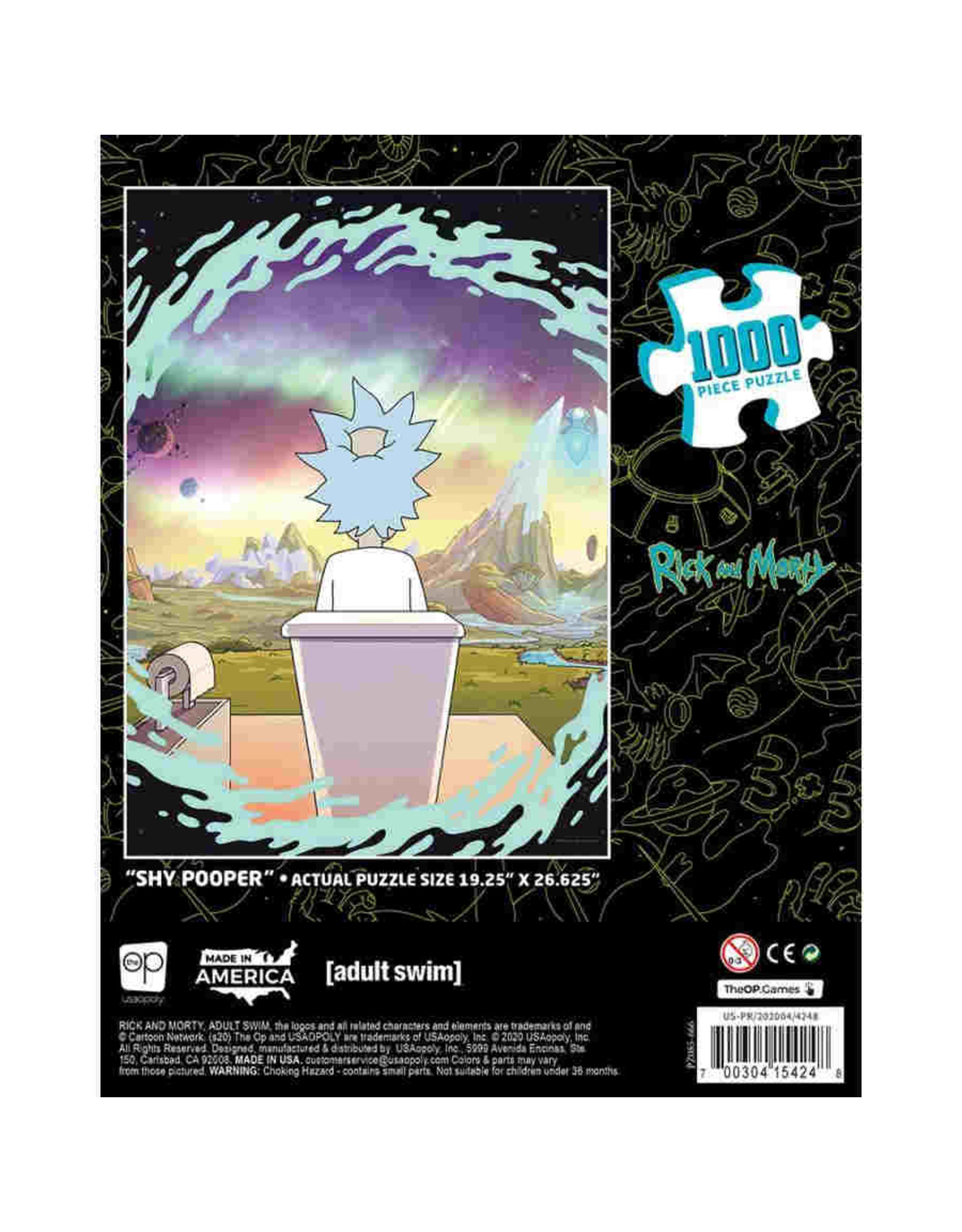 Toys Hobbies Jigsaw 1000 Pieces Rick Morty Shy Pooper Jigsaw Puzzle