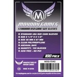 Mayday Games Sleeves: Standard USA Sleeves 56mm x 87mm Purple (100)