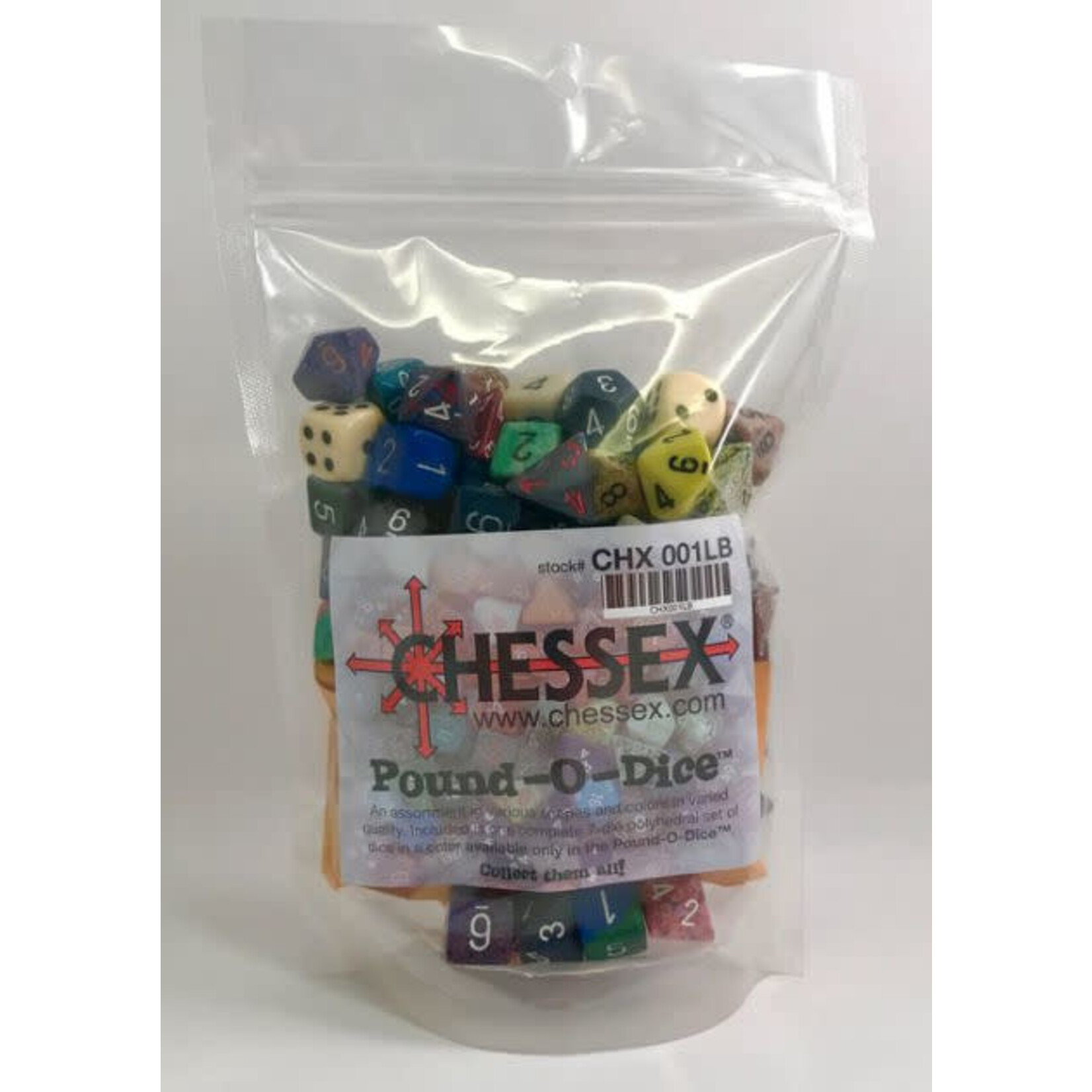 Chessex Pound Of Dice Assorted 80-100