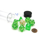 Sirius Dice RPG Dice Set (7): Translucent Green Resin