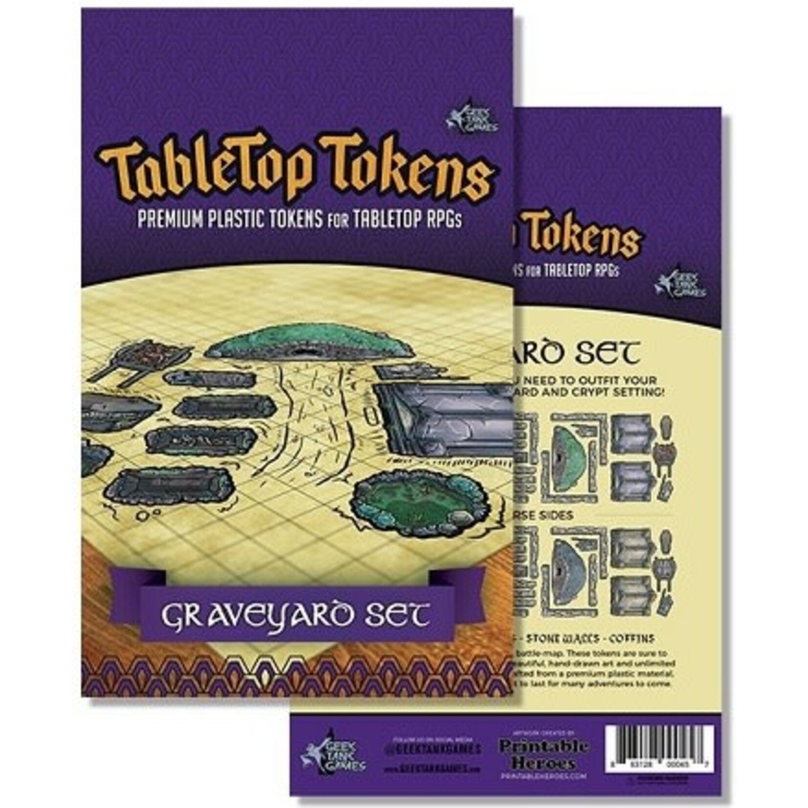 GTG Minis: Tabletop Tokens Graveyard Set