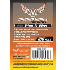 Mayday Games Yucatan Narrow Card Sleeves (100) 54 X 80 MM