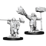 Wizkids D&D Unpainted Minis wave 11 Male Dwarf Cleric