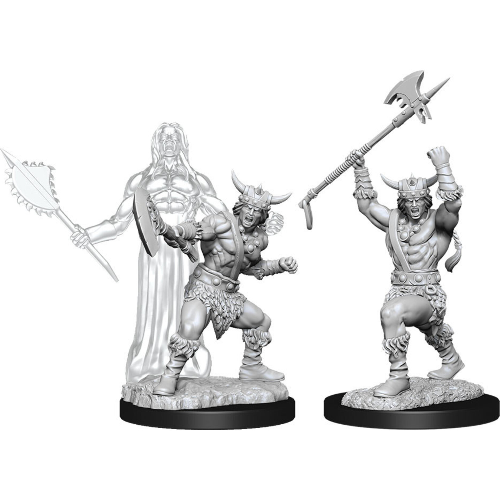 Wizkids DND Unpainted Minis Wave 11 Male Human Barbarian
