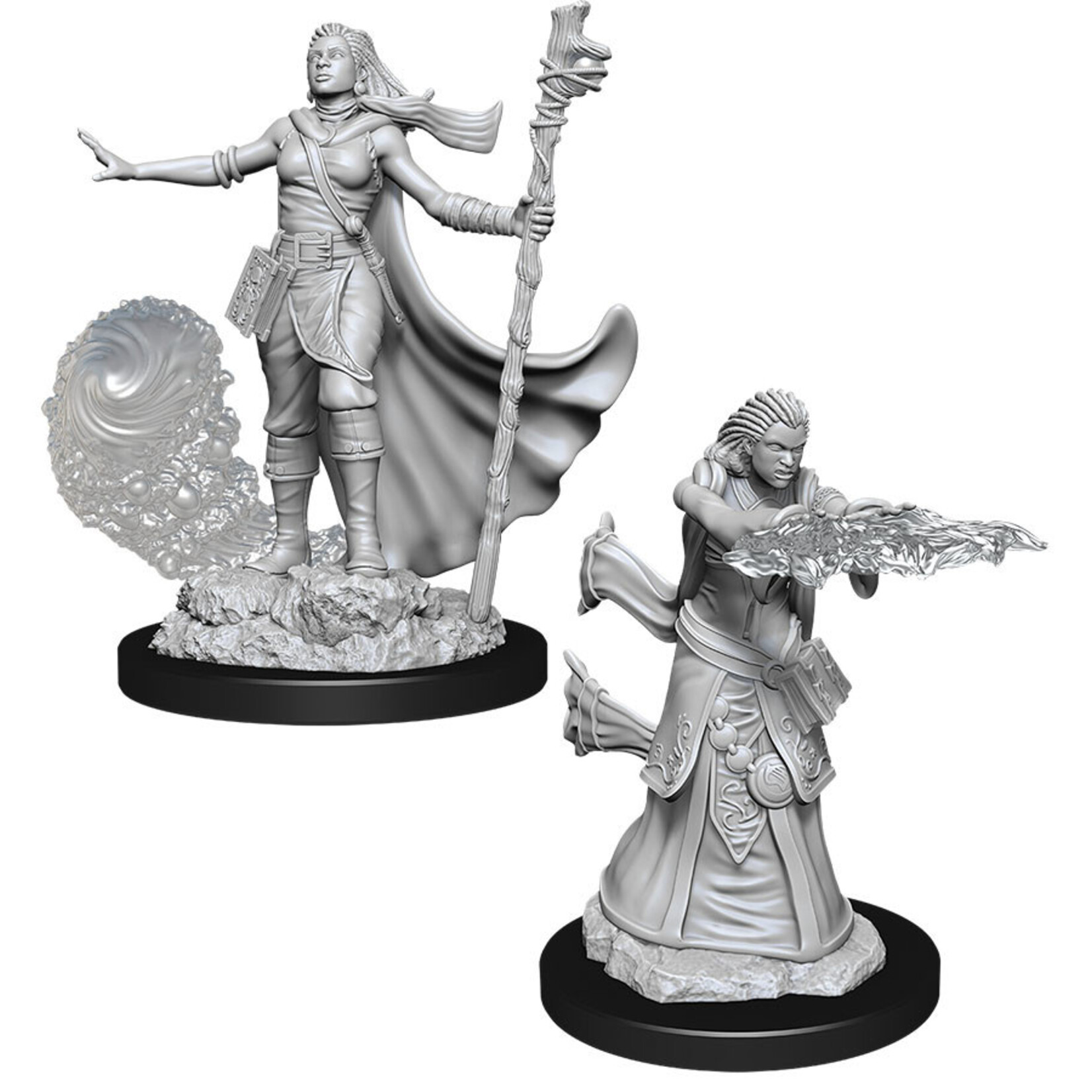 Wizkids DND Unpainted Minis Wave 11 Female Human Wizard