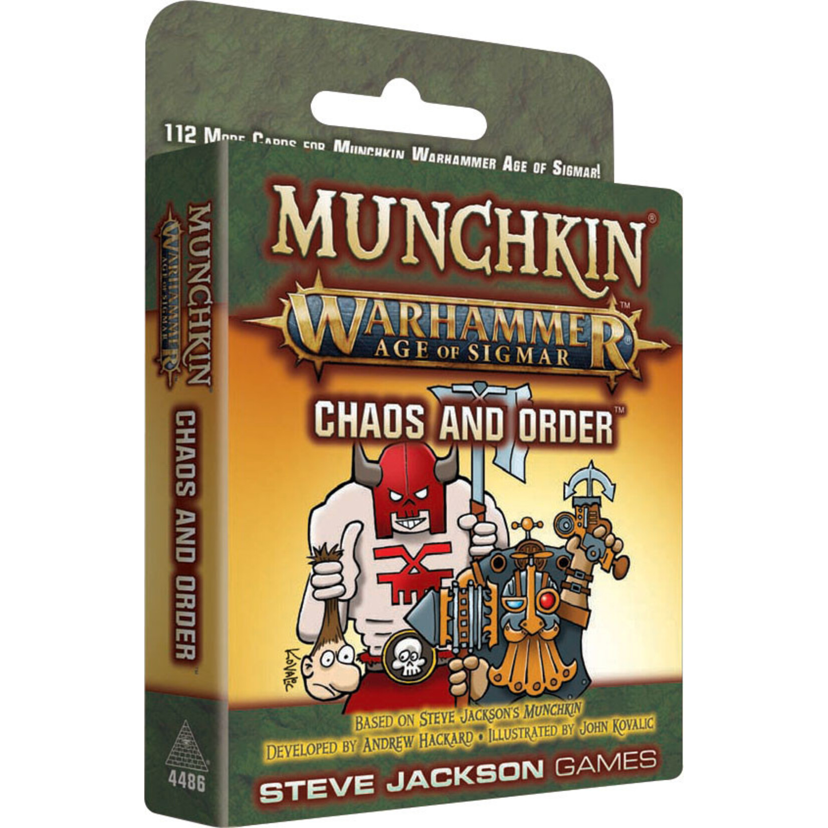 Steve Jackson Games Munchkin: Munchkin Warhammer Age of Sigmar - Chaos and Order Expansion