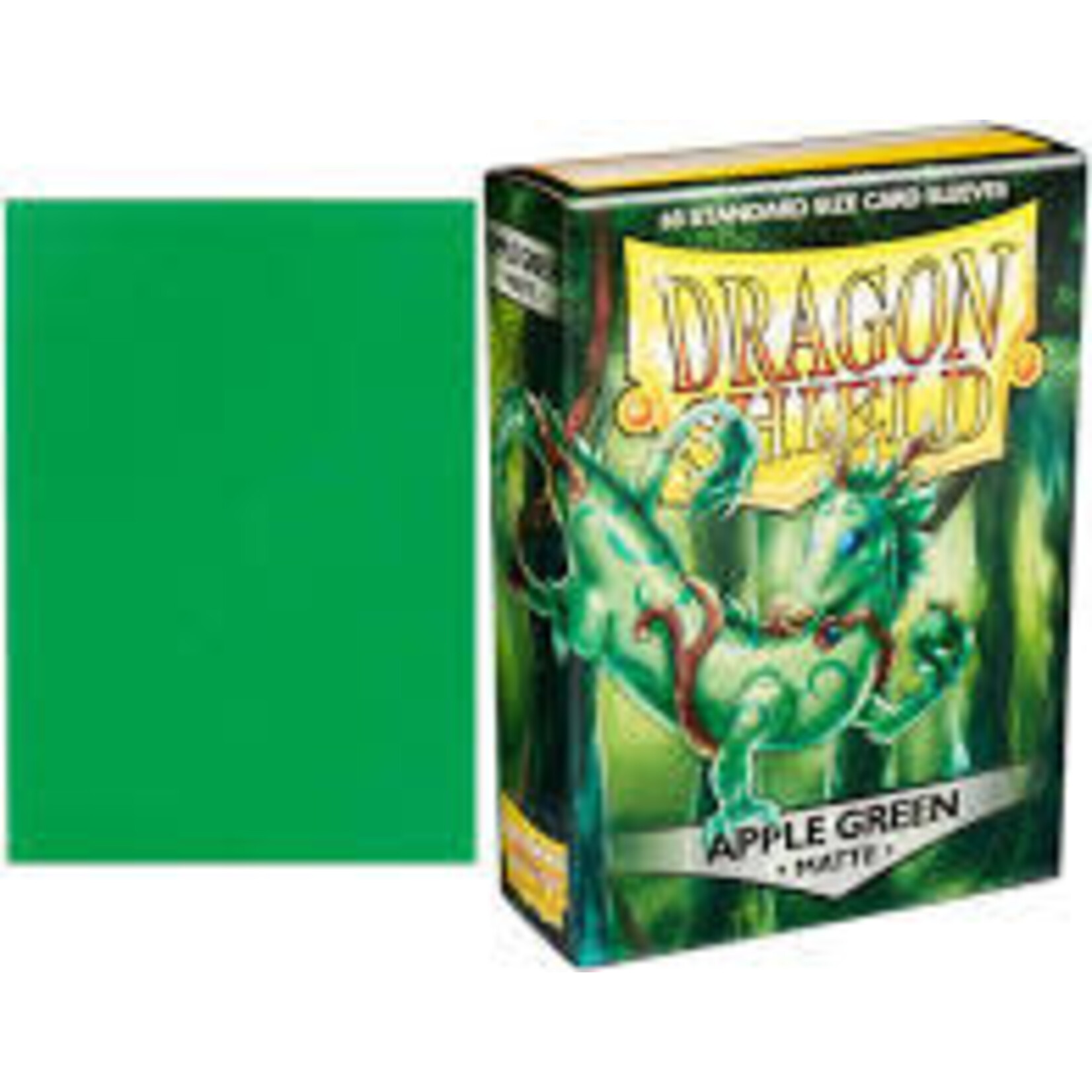 Arcane Tinmen Dragon Shield Sleeves: Standard- Matte Apple Green (100 ct.)