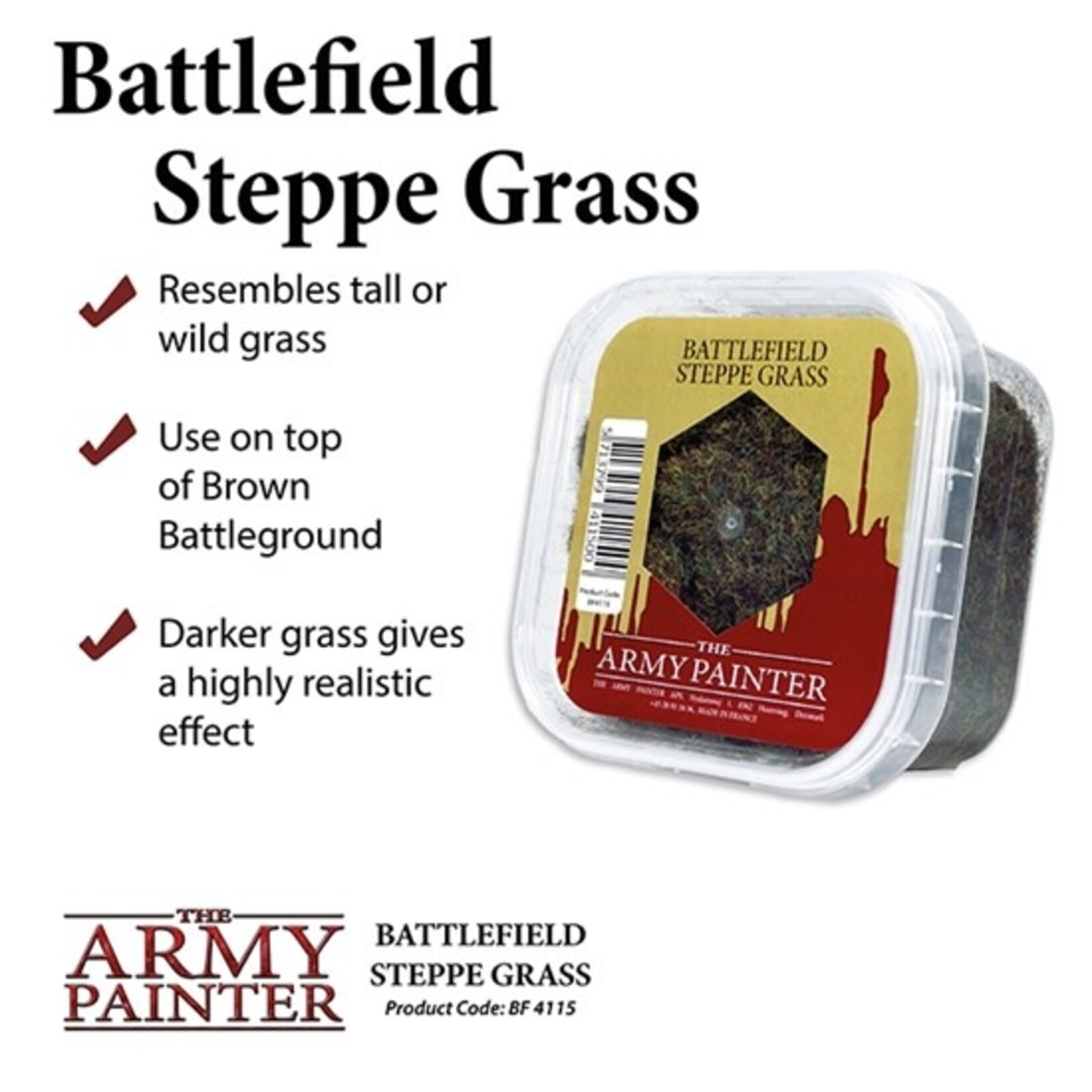 Army Painter Battlefields: Static Steppe Grass (150Ml)