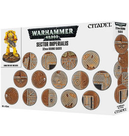 Games Workshop SECTOR IMPERIALIS: 32MM ROUND BASES