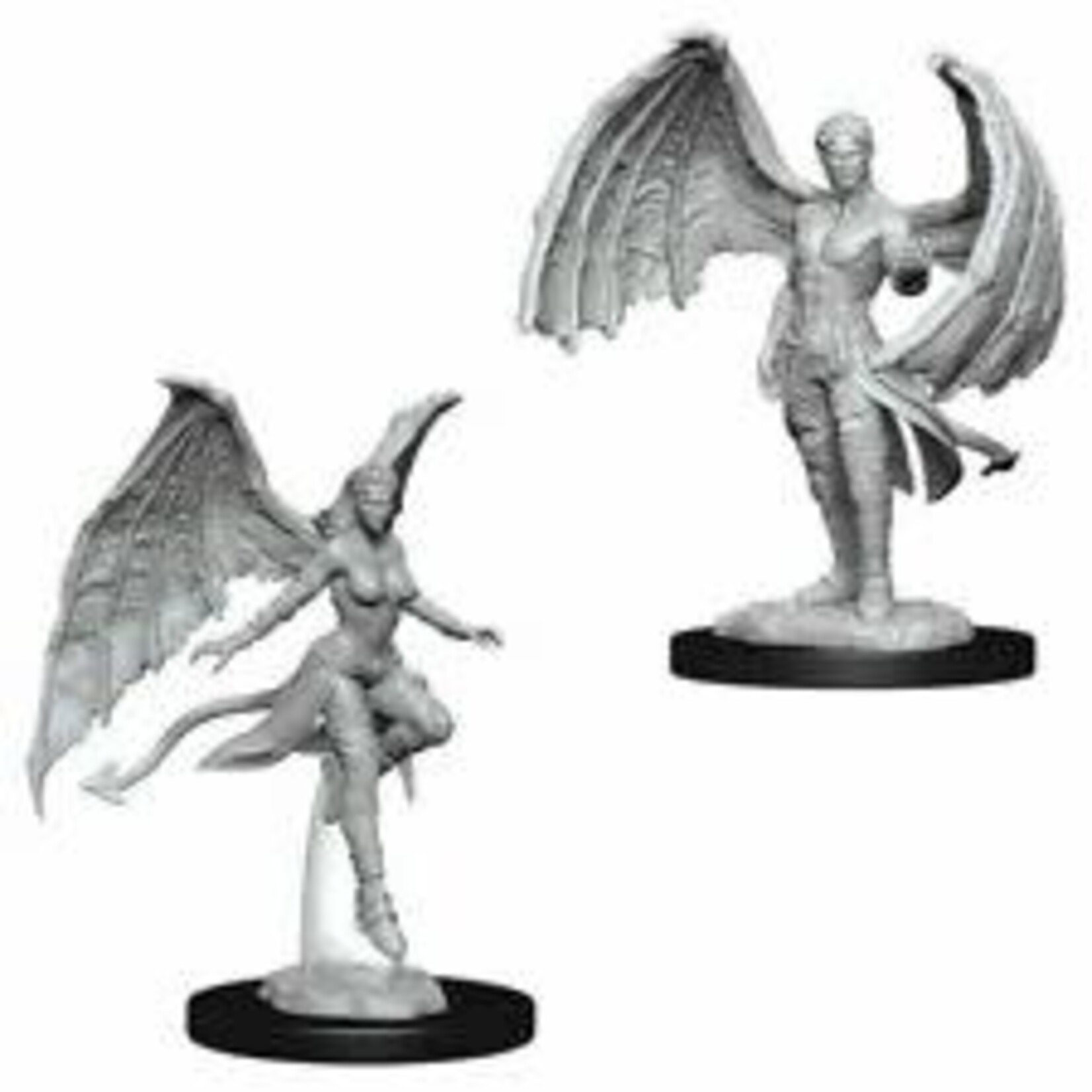 Wizkids DND Unpainted Minis Wave 10 Succubus And Incubus