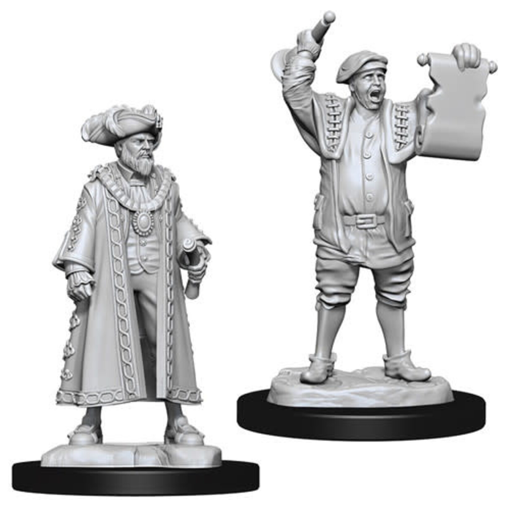 Wizkids Wizkids Unpainted Minis Wave 10 Mayor And Town Crier