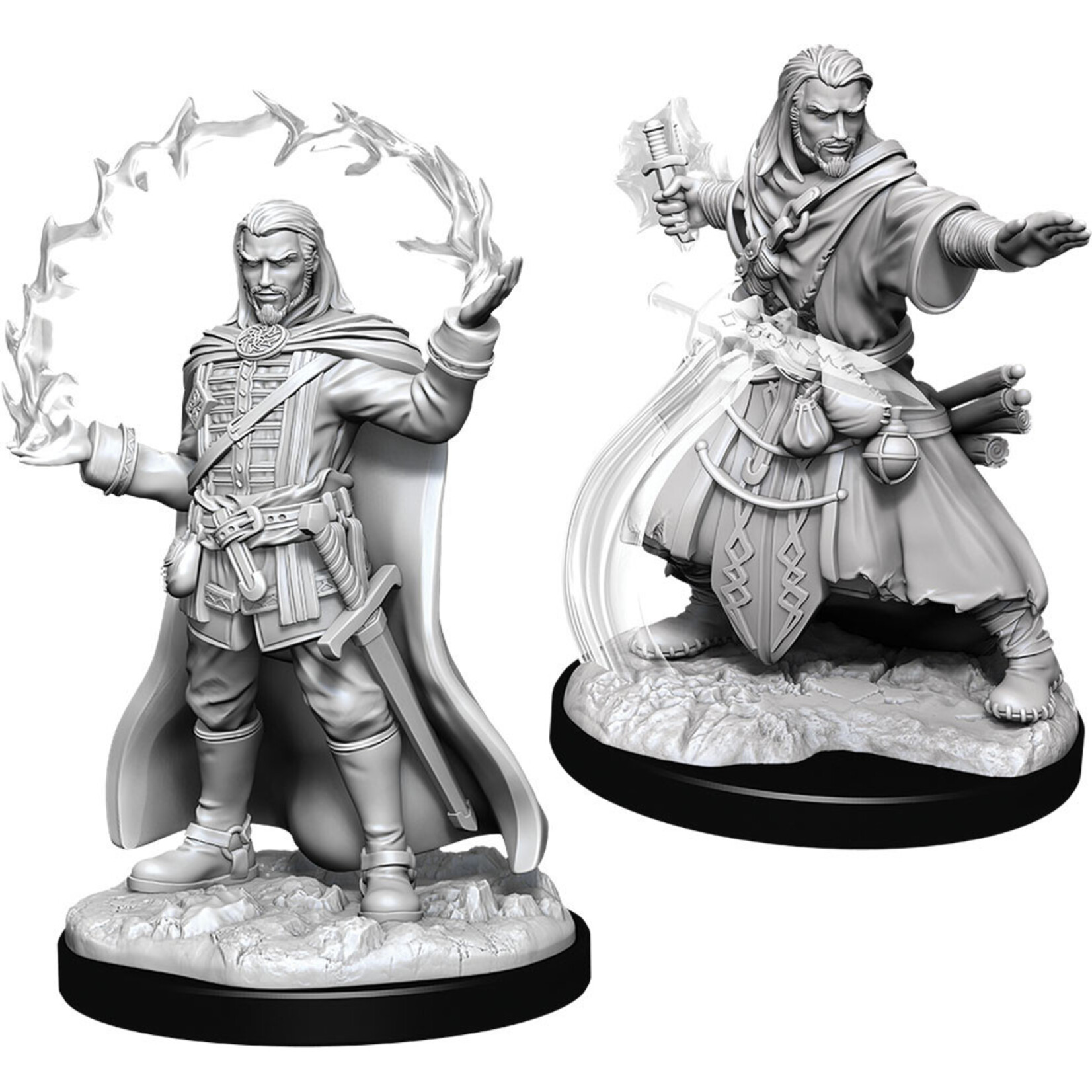 Wizkids DND Unpainted Minis Wave 11 Male Human Wizard