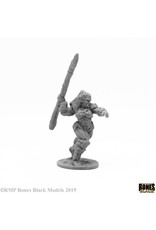 Reaper Miniatures Bones Black: Jade Fire Spearman