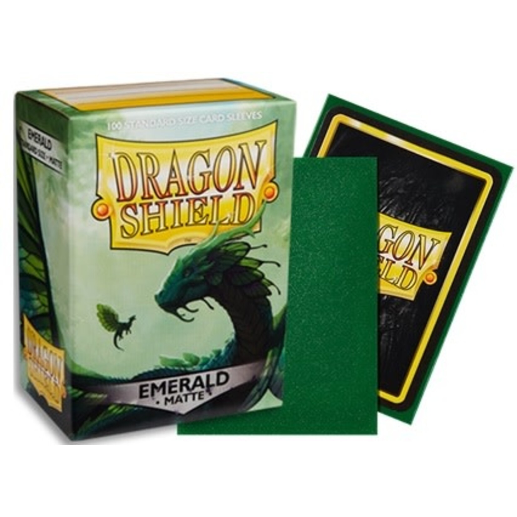 Arcane Tinmen Dragon Shields: (100) Matte Emerald