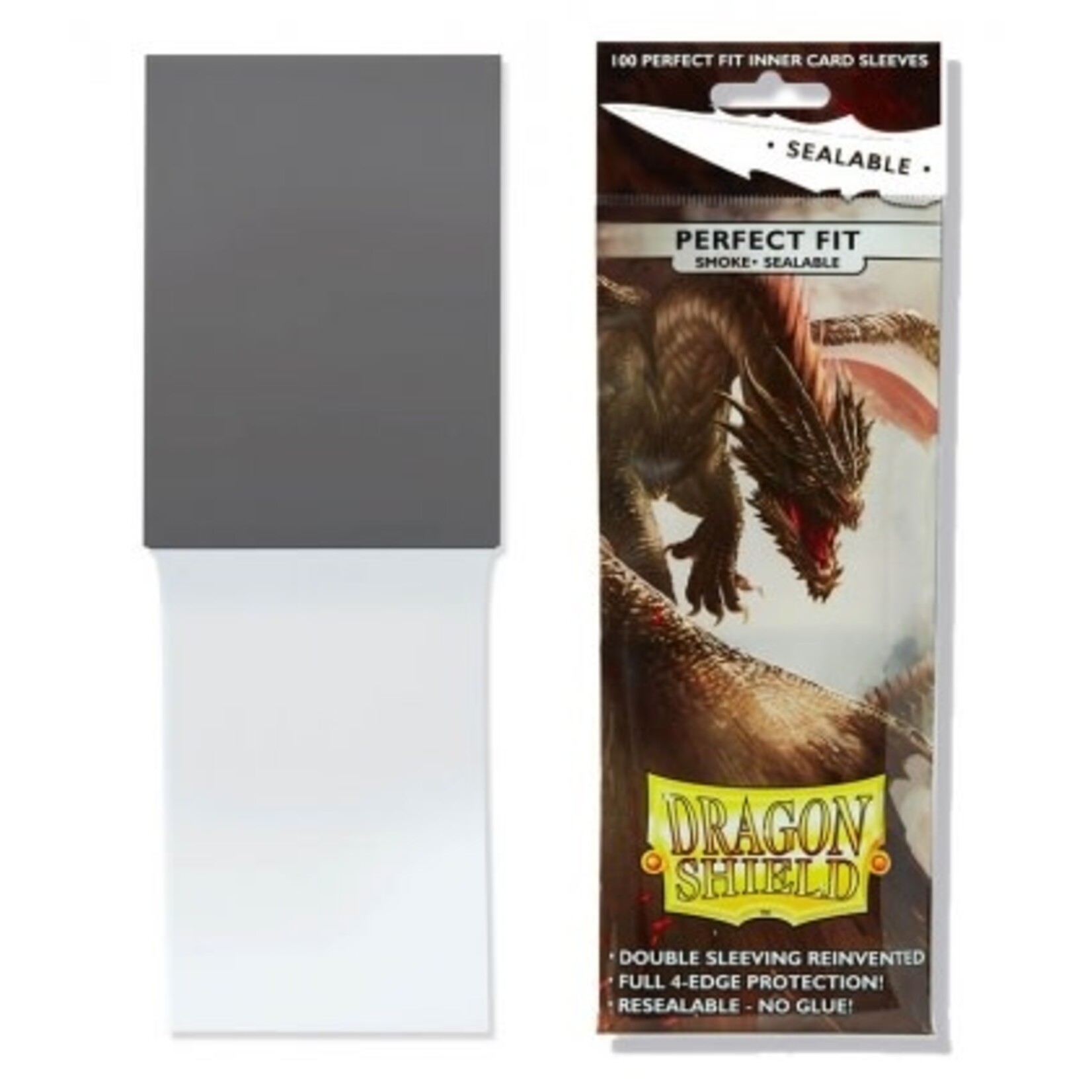 Arcane Tinmen Dragon Shields Perfect Fit Sealable: (100) Smoke - The Guild  House