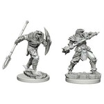 Wizkids Dungeons & Dragons: Nolzur's Marvelous Unpainted Miniatures - W05 Dragonborn Male Fighter with Spear
