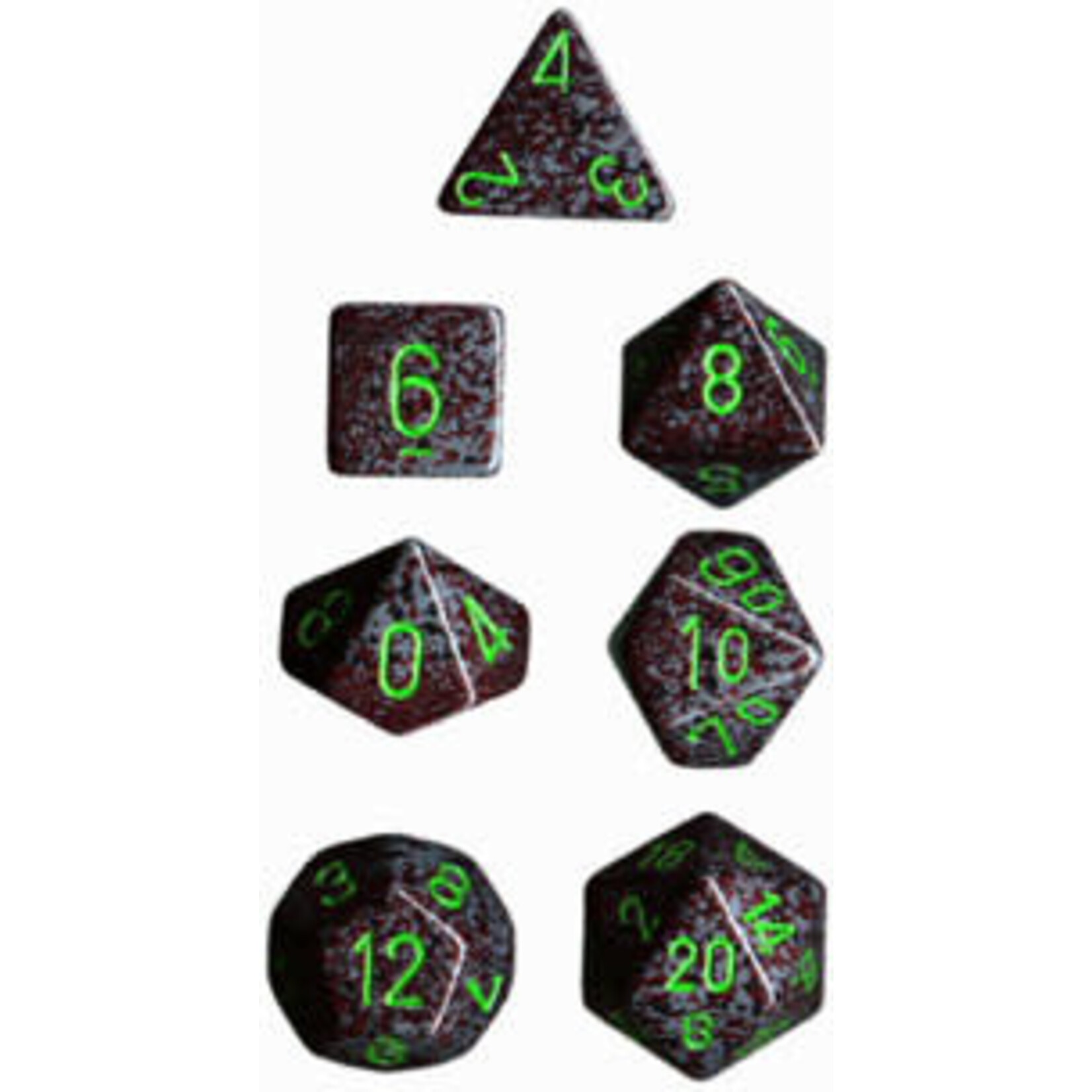 Chessex Speckled Earth Polyhedral 7-Dice Set