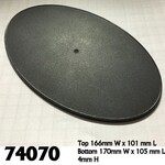 Reaper Miniatures 170mm x 105mm Oval Gaming Base (4)