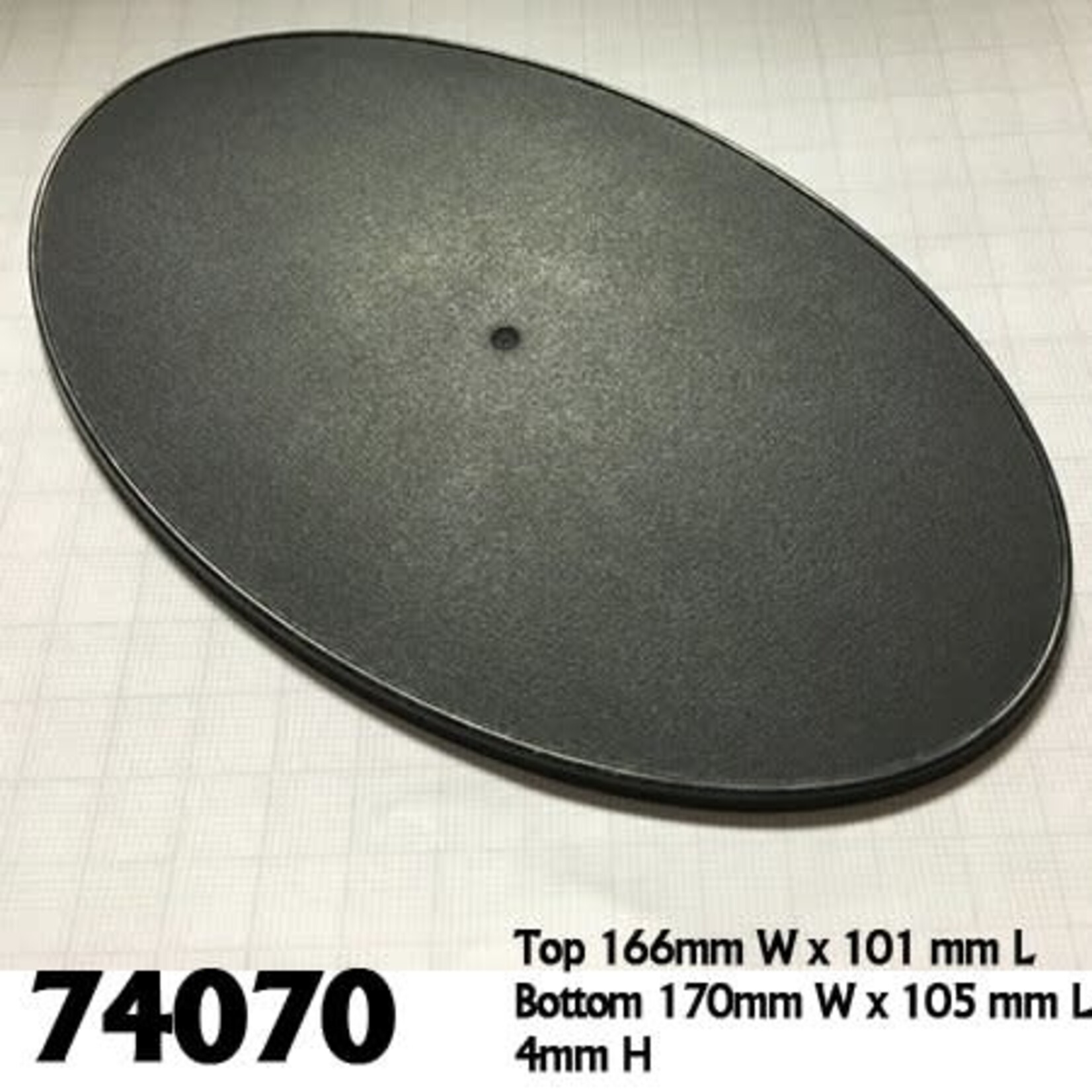 Reaper Miniatures 170mm x 105mm Oval Gaming Base (4)