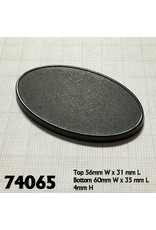 Reaper Miniatures 60mm x 35mm Oval Gaming Base
