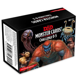 Wizards of the Coast Dungeons & Dragons RPG: Monster Cards - Challenge 0-5 Deck (268 cards)