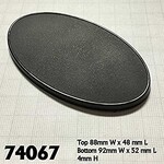 Reaper Miniatures 90mm x 52mm Oval Gaming Base (10)