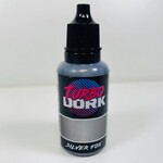 Turbo Dork Paint: Metallic Acrylic- Silver Fox, 20ml.