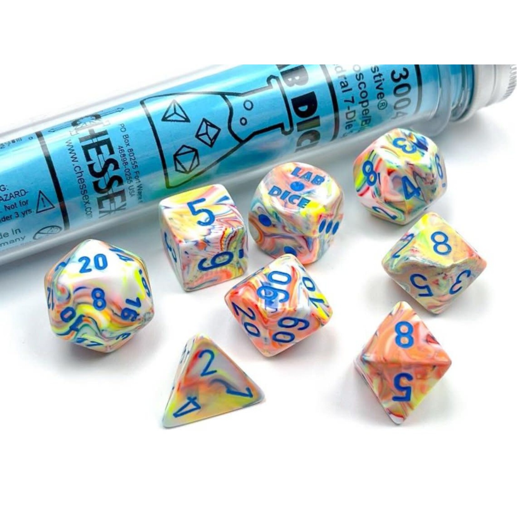 Chessex Festive Kaleidoscope/Blue (7)