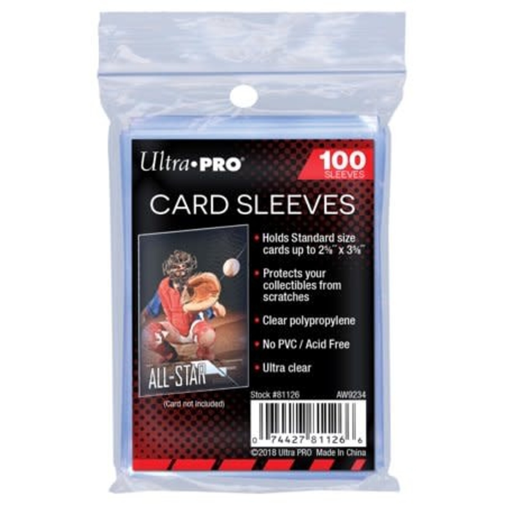 ULTRA PRO UP 2-1/2 X 3-1/2 Penny Sleeves 100Ct