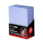 ULTRA PRO INTERNATIONAL, LLC Toploader: 3in x 4in Clear Regular (25)