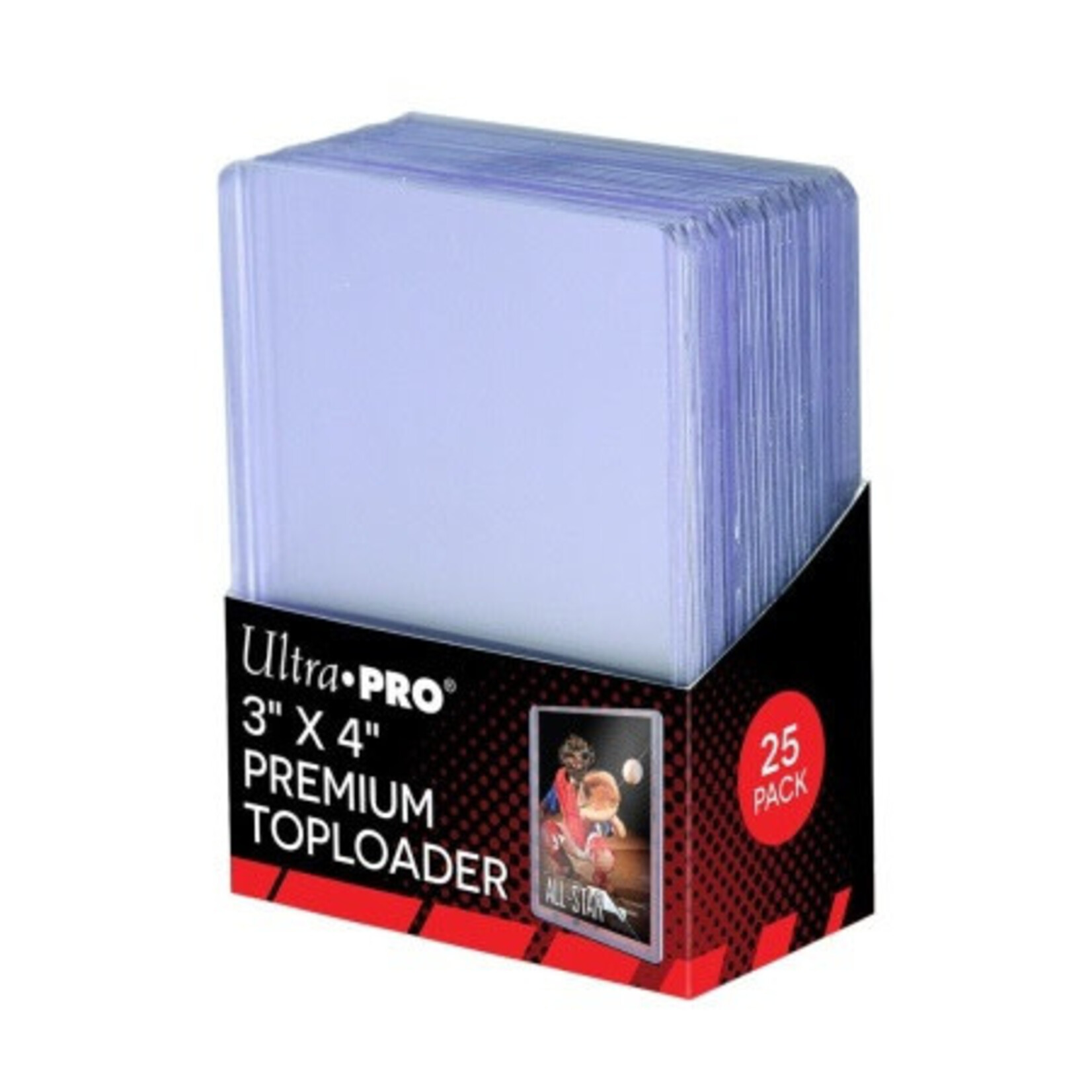 ULTRA PRO UP Toploader 3X4 Regular Clear 25Ct