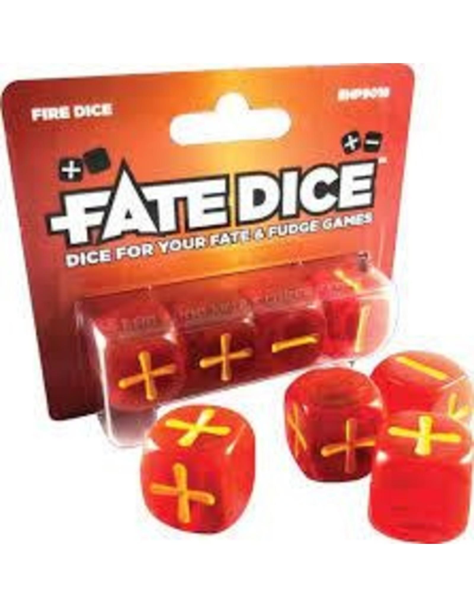 Evil Hat Productions Fate Core RPG: Fate Dice - Fire (4)