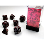 Chessex Speckled Silver Volcano Polyhedral 7-Dice Set