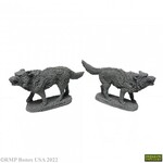 Reaper Miniatures Dire Wolves (2) (02415)